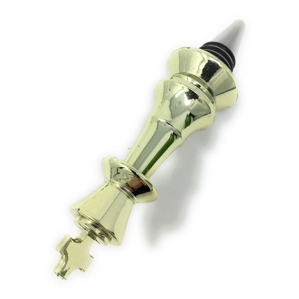 Handmade Bottle Stopper made from Repurposed Chess Trophy